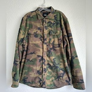 Vans - Camo Button Down Fleece - Classic Fit - XL